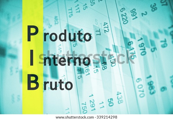 Pibの頭字語 Produto Interno Bruto ポルトガル語の国内総生産 Gdp のイラスト素材