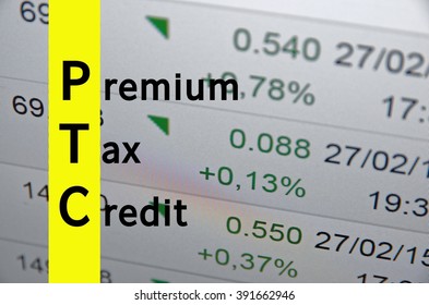 Acronym PTC As Premium Tax Credit