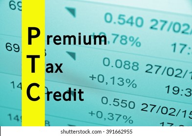 Acronym PTC As Premium Tax Credit