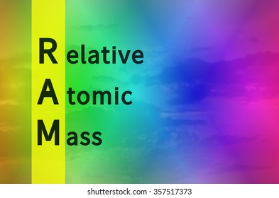 Acronym RAM As Relative Atomic Mass