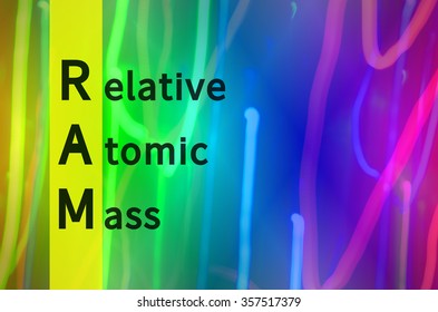 Acronym RAM As Relative Atomic Mass