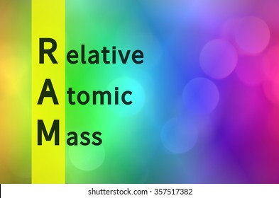 Acronym RAM As Relative Atomic Mass