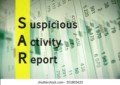 Acronym SAR As Suspicious Activity Report