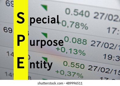 Acronym SPE As Special Purpose Entity