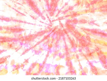 Acrylic Pattern Artistic Aquarelle Print. African Decoration Poster. Pink Orange WatercolorCraft Abstract Background. Trendy Fabric Watercolour. Pastel Craft Dirty Splashes Pattern.