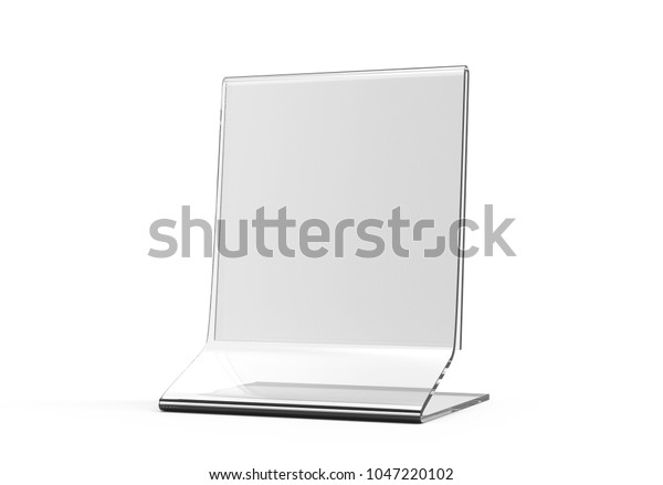 Download Acrylic Stand Mockup 3d Render Transparent Stock Illustration 1047220102 PSD Mockup Templates