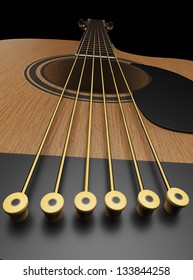 Acustic Guitar Close Up