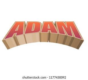 Adam Popular Nick Names Around World Stock Illustration 1177430092 ...