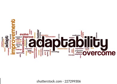 Adaptability Word Cloud Concept