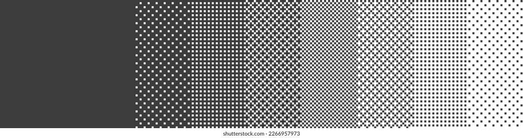 Add touch nostalgia to your designs and this retro  inspired black   white pixel art gradient  Ideal for creating unique   striking designs and classic feel 