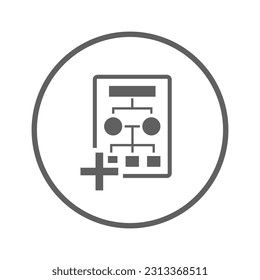 Adding, add plan icon. Commercial use, printed files and presentations, Promotional Materials, web or any type of design project.