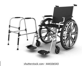 wheelchairs and walkers