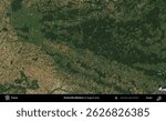 Charleville-Mézières. Administrative area of France on a satellite image taken in August 2019