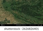Charleville-Mézières. Administrative area of France on a satellite image taken in September 2023