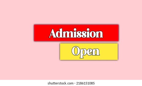 Admission Open In Text Full Hd Texture Background 