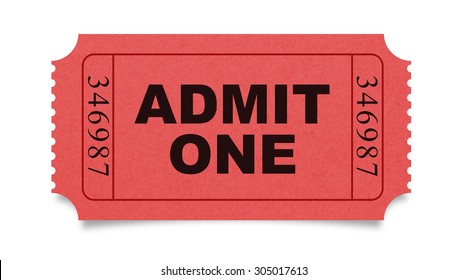 Admit One Ticket