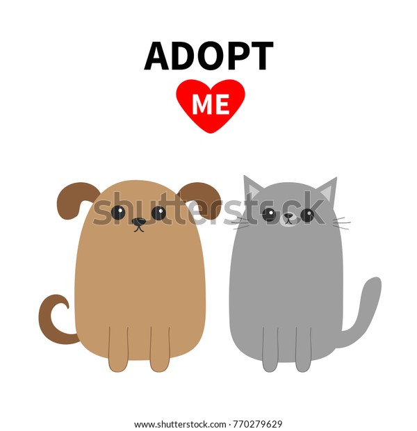 Adopt Me Dont Buy Dog Cat のイラスト素材