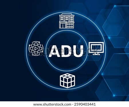 adu automatic duplexing unit.ADU acronym. A system that automates the duplex printing or scanning processes.