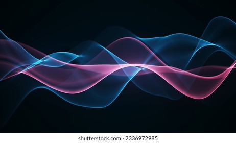 Advanced wave image. Technology. Harmony - Powered by Shutterstock