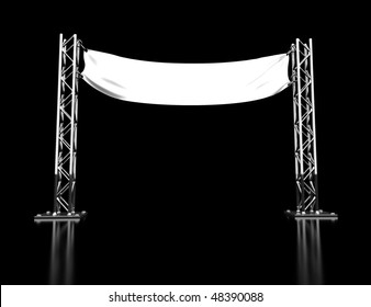   Advertising signboard. billboard for your advertising and web design