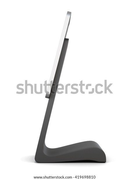 Advertising Stand Shape Telephone Isolated On Stock Illustration