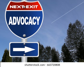 Advocacy Road Sign