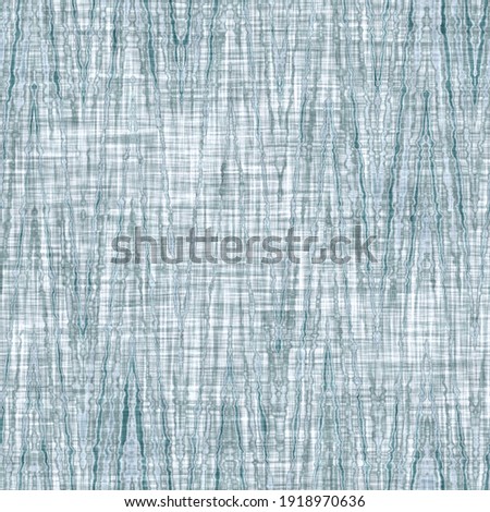 Aegean teal mottled stripe patterned linen texture background. Summer coastal living style home decor fabric effect. Sea green wash grunge wavy blur material. Decorative textile seamless pattern
