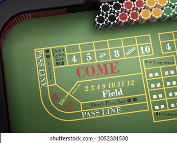 Craps Board Printable