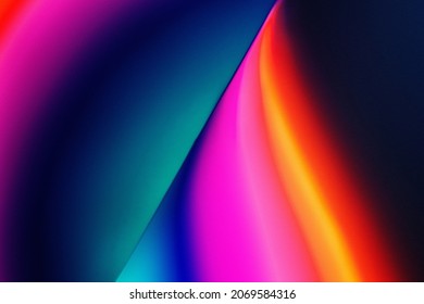 Aesthetic Background With Gradient Sunset Projector Lamp