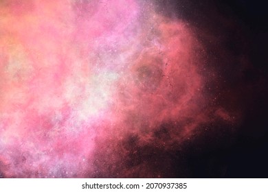 Aesthetic Galaxy In Black Background