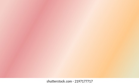 Aesthetic Gradient Background Colors With Pastel Colors Have Baby Pink, Pink, Light Pink, Orange, Light Green Colors