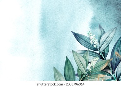 Aesthetic Leaf Wallpaper Background, Beautiful Remix From Vintage Public Domain Art