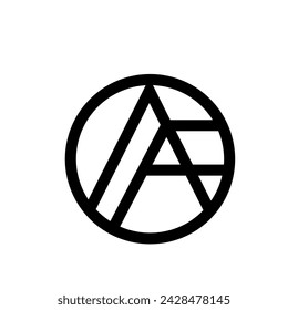 af letter logo af icon af circle logo - Powered by Shutterstock