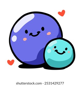 affection doodle illustration. Illustration icon with the theme of parental love in modern cartoon comic style. cute hand drawn isolated on white background - Powered by Shutterstock