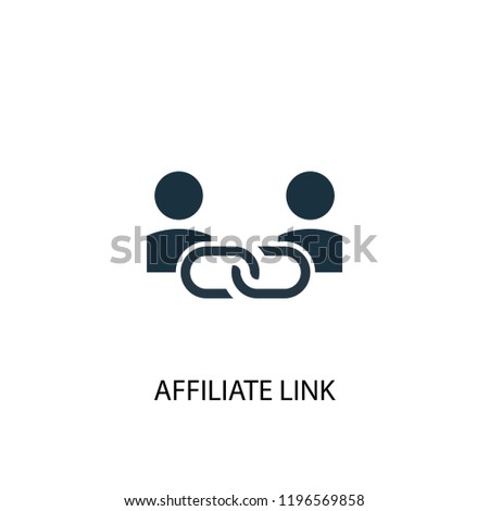 Affiliate Link icon. Simple element illustration. Affiliate Link concept symbol design. Can be used for web and mobile.