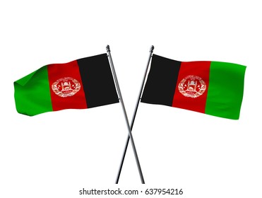 Afghanistan Vector Flags Set Flags Metal Stock Vector (Royalty Free ...