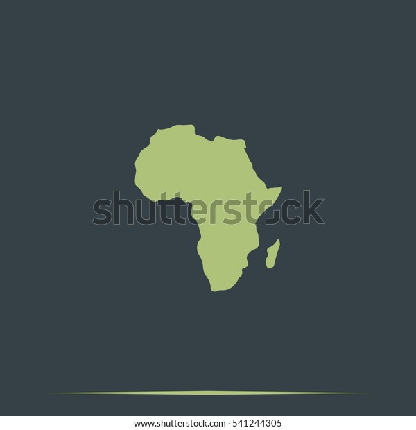 Africa Map Illustration Stock Illustration 541244305