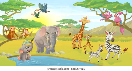 27,780 Elephant and monkey Images, Stock Photos & Vectors | Shutterstock