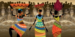 African Lady, Women, Wall Decoration