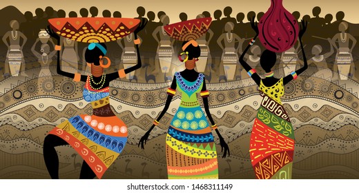 African Lady, Women, Wall Decoration