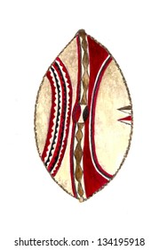 African Maasai War Shield