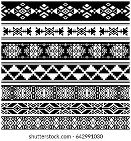 Aztec Ethnic Seamless Pattern Vector Inca Stock Vector (Royalty Free ...