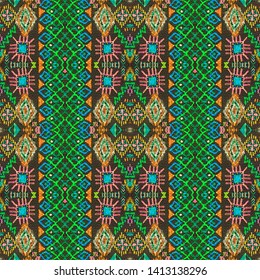 African Repeat Pattern American Seamless Print Stock Illustration 