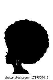 Afro Hair Silhouette High Res Stock Images Shutterstock