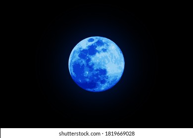 Agartala, India - 09/20/2020: The Blue Moon Will Come On October 31, 2020.