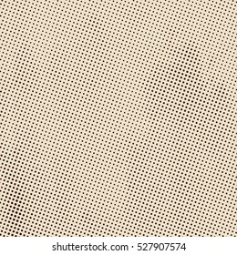 Aged Newspaper Halftone Abstract Dotted Background And Texture