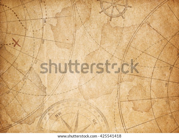 aged pirates treasure map\
background