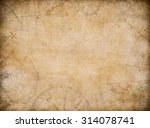 aged treasure map background with compass 
