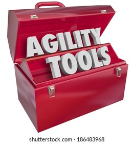 Agility Tools Red Toolbox Skills Adapt Change Innovate