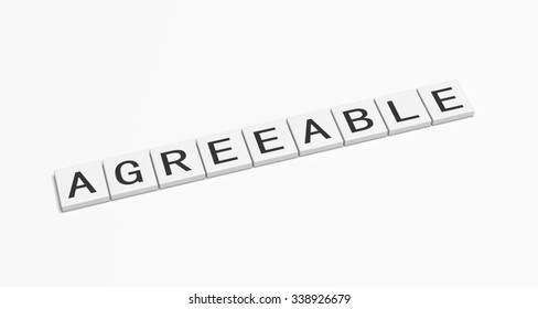 Agreeable word.